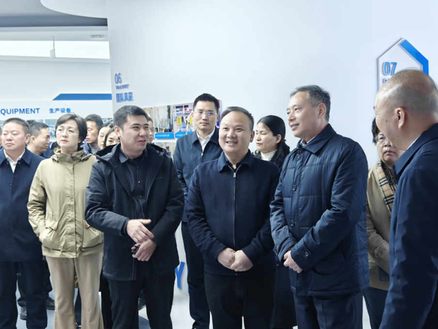 省政协党组副书记、副主席陈俊卿一行到中瓷电气视察